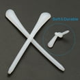 thumbnail image 4 of Uxcell Glasses End Tips Eyeglass Anti Slip Ear Sock Pieces Tube Sleeve Silicone Style 1, Black White 5 Pairs, 4 of 5