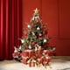 thumbnail image 1 of Adornos navideños, cajas de regalo para adornos navideños, cajas de regalo para debajo del árbol de Navidad, accesorios de decoración para ventanas, cajas de regalo decorativas con cabeza apilada, 1 of 6
