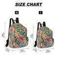 thumbnail image 2 of FORMRS Mini Backpack Purse for Women Travel Daypack Casual Shoulder Bag, Dark Floral, 2 of 7