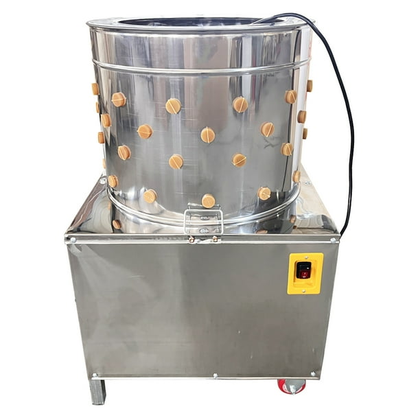 INTBUYING Electric Chicken Plucker Machine Poultry De Feather Remover Feather Removal Picking Machine 110V 2200W Walmart