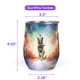 thumbnail image 5 of Hello 2025 Belgian Malinois Celebrates Happy New Year Firework Balloon 12oz Stainless Steel Wine Tumbler Insulated Cup with Lid Sheepdog Dog Lover Gifts - 02024, 5 of 5