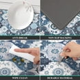 thumbnail image 4 of 2 Pcs Kitchen Rugs and Mats, Anti Fatigue Kitchen Rugs Non Slip Kitchen Mats for Floor, Kitchen Mat Cushioned Waterproof Comfort Standing Mat for Kitchen, Office, Home, Sink, Laundry, 4 of 6