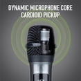 thumbnail image 3 of Wireless Microphone,Dual Handheld Dynamic Microphone，Rechargeable Wireless Dual UHF Microphone,PA System,262ft for Karaoke Singing, Wedding, DJ, Party, Speech, Church, Class Use, 3 of 8