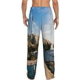 thumbnail image 3 of Kll Mens Pajama Pants For Men,Mens Lounge Pants,Funny Gifts For Men,Men'S Pajama Bottoms-Lighthouse, 3 of 9