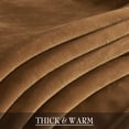 thumbnail image 2 of HTOOQ Queen Blanket Soft Warm Cozy Luxury Plush Lightweight Flannel Blanket for Home Living Room Bedroom, Coffee, 90"x90" Coffee Queen, 2 of 6