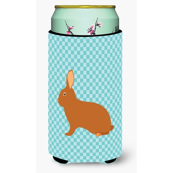 "Treasures Rex Blue Check - Abrazadera decorativa para latas, niño alto, multicolor" Caroline's Treasures BB8143TBC