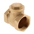 thumbnail image 4 of Femenino Cobre Amarillo Del Conector de La Válvula de Retención para El Compresor de Aire - DN40 Gloria válvula de retención sin plomo BSP, 4 of 6