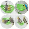 thumbnail image 3 of Miangastore 2Pcs Plastic Parakeet Nest Portable Bird House Hollow-out Parrot Nest Bird Accessory, 3 of 8