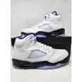 thumbnail image 2 of Ni - ke Ni - ke Air Jordan 5 Retro Concord Purple White Black Size 8 DD0587-141 Brand New, 2 of 5