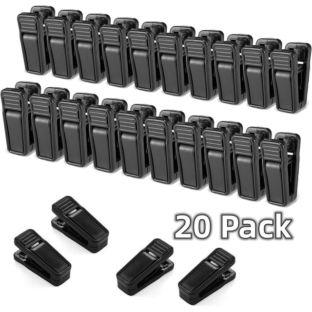 ACSTEP 20 Pack Pants Hangers Clips Strong Pinch Grip Clips for Use with