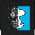 thumbnail image 3 of Peanuts - Snoopy Wire Frame - Men's Crew Neck Fleece Pullover, 3 of 6