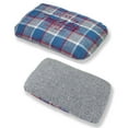 thumbnail image 2 of Touchdog 'Archi-Checked' Designer Plaid Oval Dog Bed, 2 of 7