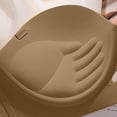 thumbnail image 3 of Gymayou Women Strapless Invisible Push Up Bra No Slip Clear Backless Padded Adjustment Bra Front Back Hook Closure Full Cup Smooth Seamless Lingeries Coffee S, 3 of 7