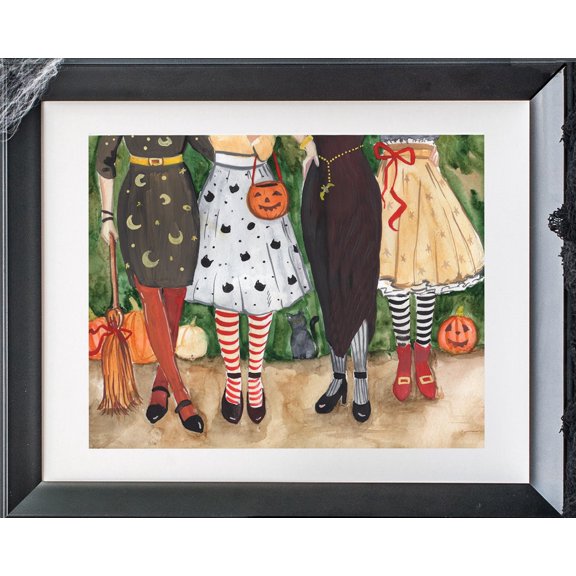 Halloween Witch Spooky Wall Art Print