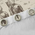 thumbnail image 4 of Castle Fairy Kids Teens Adults Vintage Cowboys Black Out Curtains,Western Theme Vintage Aesthetic Curtains Pack of 2 (42x63 Each),Desert Cactus Bedroom Curtains,Luxury Bedroom Decor, 4 of 6