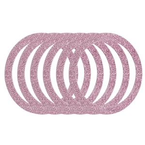 Uxcell Magnetic Adapter Ring, Magnetic Wireless Charger Conversion Kit Pink