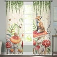 thumbnail image 3 of Semi Sheer Curtains 72 Inch Length 2 Panels Set, Sheer Kitchen Curtain Privacy Voile Window Curtain for Living Room Bedroom Rod Pocket Drapes, 3 of 7