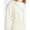 thumbnail image 4 of No Boundaries Fleece Zip Hoodie, Women's, 4 of 5