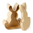 thumbnail image 2 of 2 Paper Mache Bunny Rabbit Boxes - Spring Décor, 2 of 5