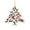 F, variant on LanSuare 1Pcs Hummingbird Christmas Ornament, 3.9" 2D Acrylic Colorful Stack Hummingbird Ornaments, Christmas Tree Ornament for Winter Bird Home Decor & Hummingbirds Lovers(Include Gift Box)