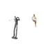 thumbnail image 1 of Figura de golfista,Estatua de golfista de resina,figura de golfista,decoración del hogar,Adorno de escultura moderna para centro de mesa,regalo,Figura de estatua de arte,Estatua de arte, 1 of 8