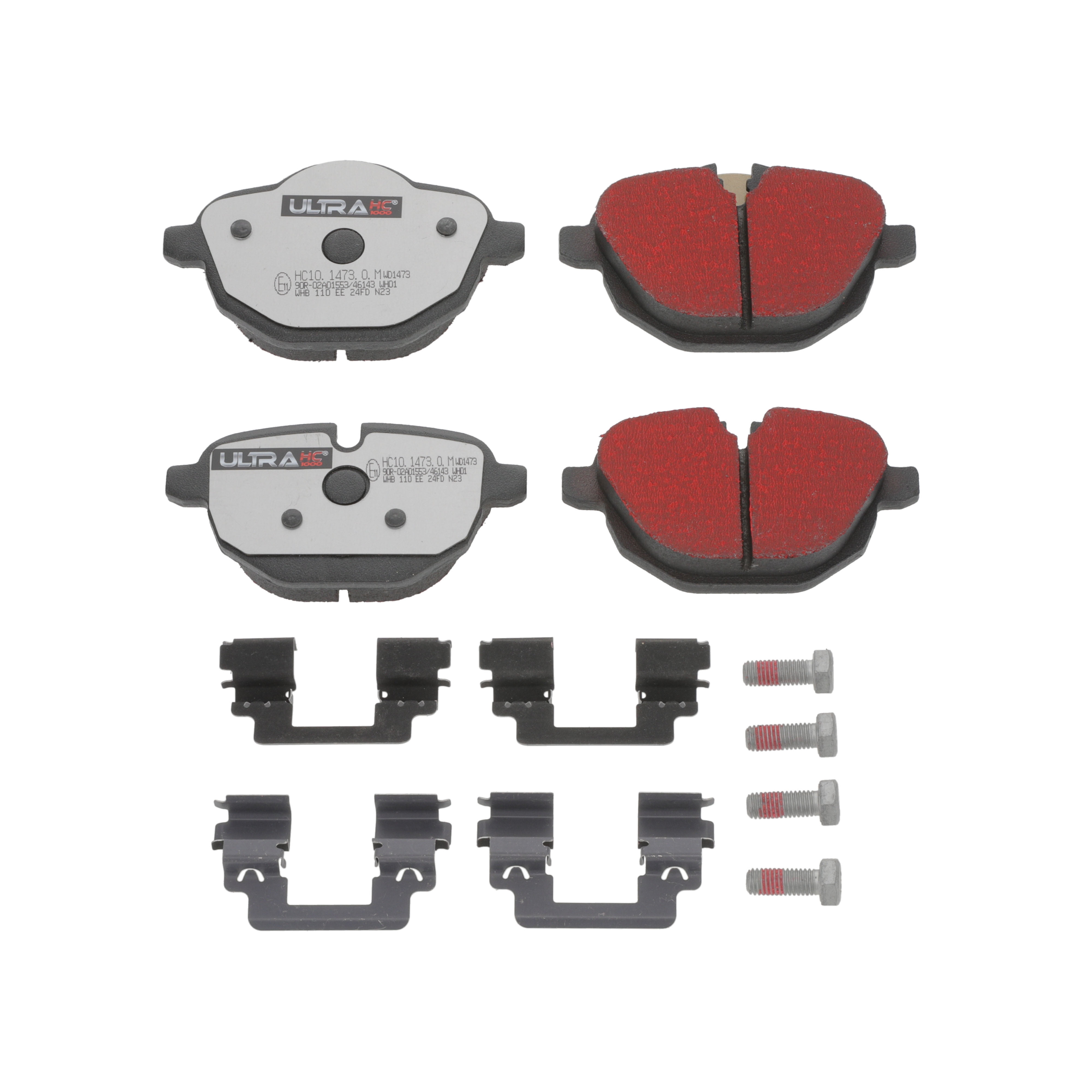 Ultra HC 1000 Brake Pad Set, Rear HC10.1473.0.M, BMW 528i 2016-2011