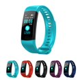 thumbnail image 3 of Y5 Pulsera inteligente 0.96 "Pantalla TFT Monitor de frecuencia cardíaca Pulsera Presión arterial Prueba de oxígeno en sangre Banda de fitness impermeable Inevent DZ3120-01B, 3 of 7