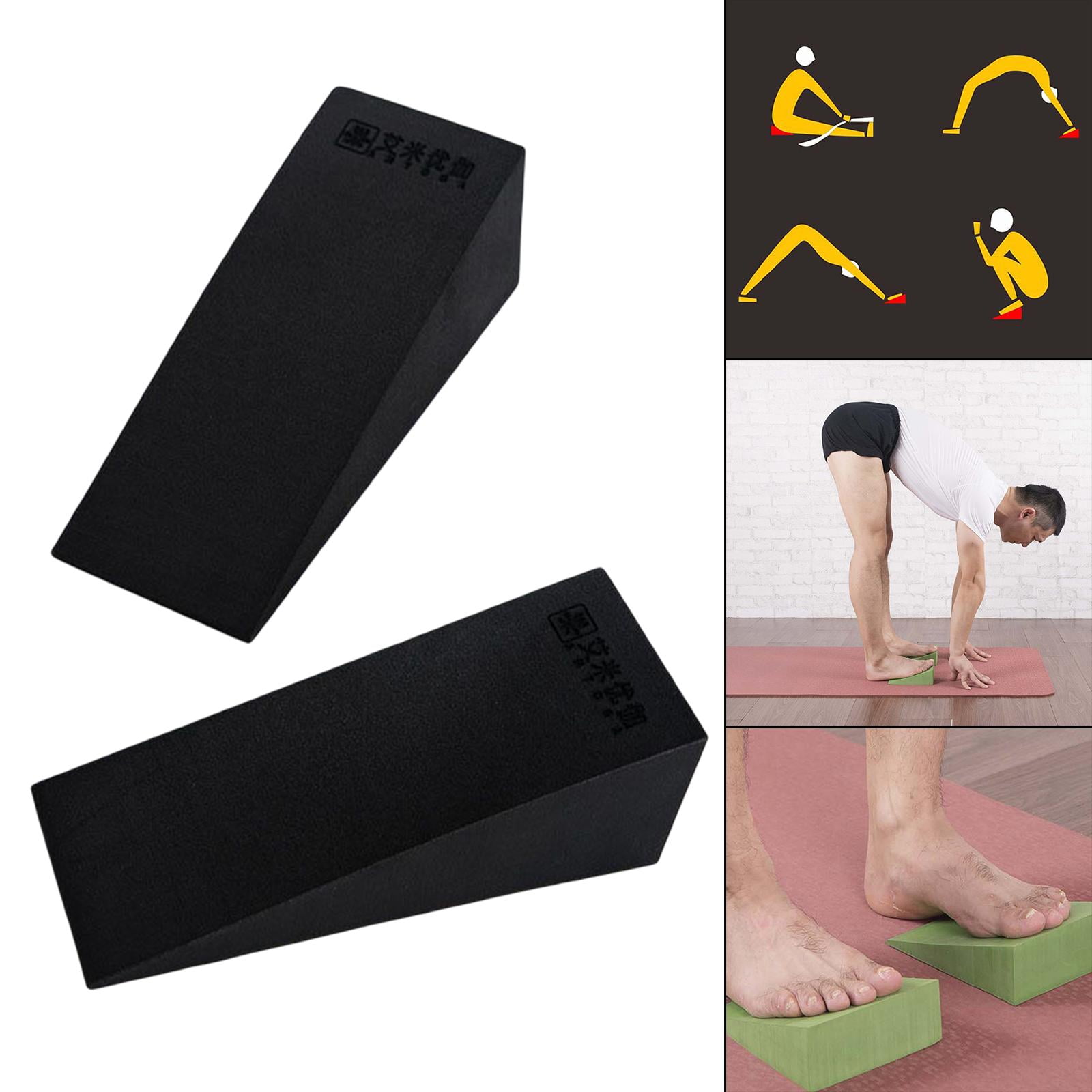 Yoga Blocks Wrist Wedge Footrest Cushion Balance Accs Knee Pad Lightweight Wedge Blocks Foam Slant Board for Pilates Stretching Gym S
