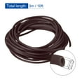 thumbnail image 2 of Uxcell Rubber Cord Tube Hollow Tubing for DIY Craft Beading Necklaces Bracelet Brown 3mx2mmx1mm, 2 of 5