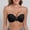 Black, variant on Bra Women Strapless Bra High Support Lace Comfortable Breathable Lightly Padded Multiway(White,S)