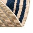 thumbnail image 7 of Unique Loom Aruba Outdoor Collection Area Rug - Tanki (3' 3" Round Beige/Navy Blue), 7 of 7