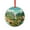 Pattern-3, variant on Cartoon Easter Rabbits Eggs Crystal Glass Christmas Ornament Happy Easter Day Pink Flower Colored Egg Glass Round Ornaments Hanging Ornaments Xmas Tree Decor for Family Friends Lovers