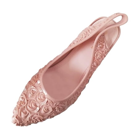 

Xboschi Womens Sandals Comfortable Sandals for Women 2024 Sandals Flower Female Summer With Skirt Fashion Pointed Sandals 2024 New Package Head Slope With Set Feet Sandals