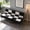 Black&White, variant on BSHTI 69.88" Futon Sofa Bed with 5 Adjustable Positions – Polyester Fabric Convertible Sleeper Couch with Iron Frame, Clean-Lined Modern Design for Living Room, Apartment, Office, Dormitory, Black