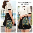 thumbnail image 6 of FORMRS Crossbody Bag for Women Quilted Travel Shoulder Cell Phone Purse with Chain Strap Handbag, Blue Lemons, 6 of 7