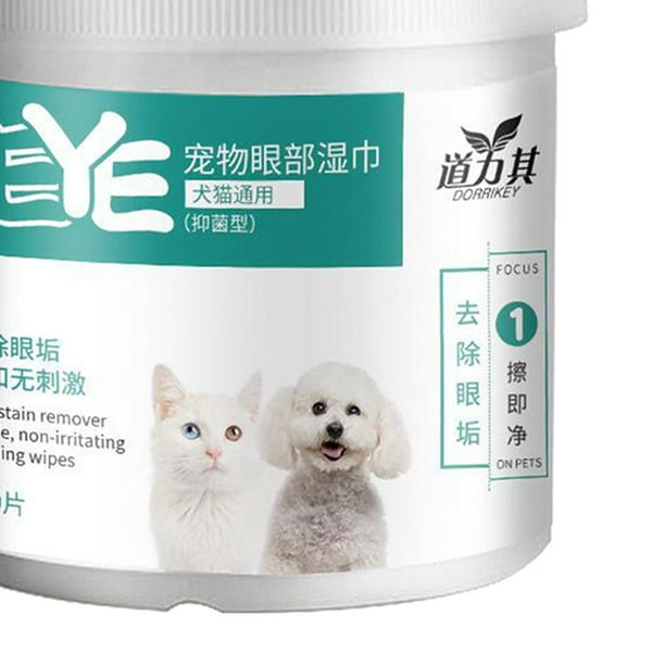 Natural Dog Tear Stain Eye Crust Remover Pads Walmart