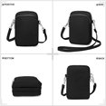 thumbnail image 2 of Bolsos de teléfono Mini bolso cruzado monedero pequeños bolsos compactos cartera de pasaporte bolsos de soporte de teléfono bolso de hombro para mujeres niñas oso de fresa Juguete, 2 of 4