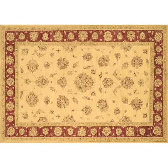 Ahgly Company Indoor Rectangle Oriental Brown Traditional Area Rugs, 4' x 6'