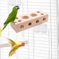 thumbnail image 5 of Bird Wooden Block Chewing & Foraging Training Toys for Small Animals - Shredding & Biting Wooden Bird Cage Accessories & Teething Toys for Lovebirds, Parakeets & Cockatiels, 5 of 6