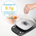 thumbnail image 4 of Báscula de Cocina Electrónica 10 kg, Báscula de Precisión con Pantalla LCD hasta 0,1 g, Báscula de Alimentos de Acero Inoxidable para Cocinar, 4 of 8