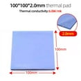 thumbnail image 1 of 100mm 6.0W/mK PC Computer Processor GPU CPU Heatsink Cooling Thermal Pad High Performance 0.5/1/1.5/2/2.5/3mm Multi Thickness HP200 2.0MM, 1 of 6