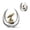 Bird + Skull Silver, variant on BOOTOOL 2PCS Gothic Copper Saddle Ear Gauges (Choose Style & Color)