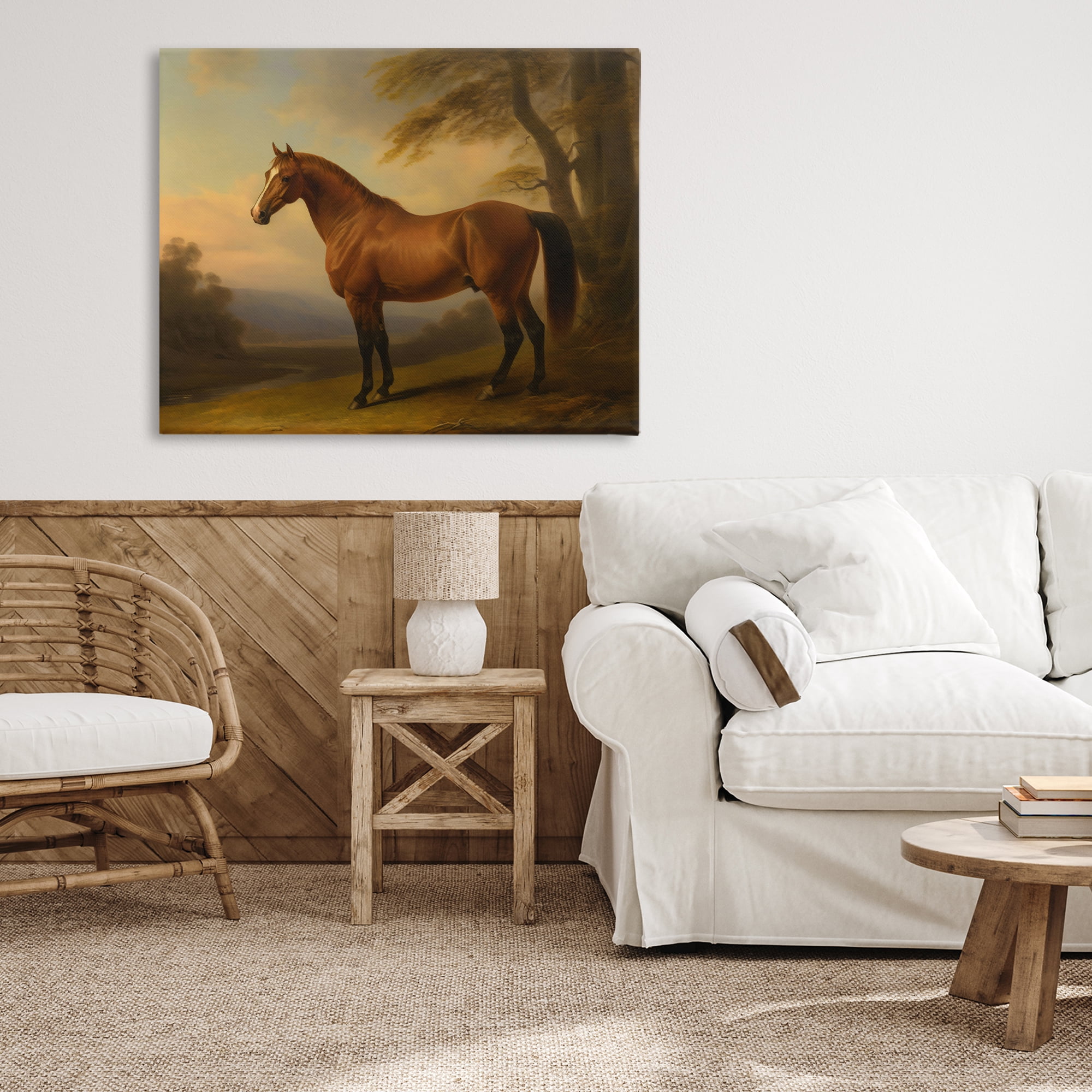 Stupell Industries Vintage Chestnut Horse Canvas Wall Art, design by Creative Studio