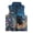 Black Cat Floral Print, variant on Psesaysky Polyester With Pockets Sleeveless Fleece Jacket for Winter Travel, Soft Sleeveless Jacket, Black Cat Floral