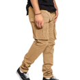 thumbnail image 6 of NIEWTR Men's Outdoor Casual Pants Cargo Hiking Pants Lightweight Work SweatPants Fall Winter Pants (Khaki,S), 6 of 8