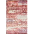 thumbnail image 2 of SAFAVIEH Mirage Leptis Abstract Area Rug, Red/Ivory, 8' x 10', 2 of 7