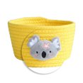 thumbnail image 2 of Cotton Thread Storage Basket Toys Organizer Box Bin Home Decor Yellow Koala, 2 of 2
