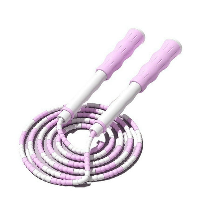 Cuerda para Saltar para Niños Plástico PP Flexible con Cuentas Suaves para Saltar Ajustable Segmentado para la Escuela Entrenamiento de Salto Largo Fitness Niñas Niños Niños ANGGREK Otros