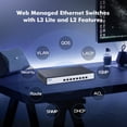 thumbnail image 4 of Switch administrado YuLinca de 8 puertos, 10 Gbps, ancho de banda de 160 Gbps, 4 of 8