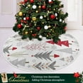 thumbnail image 6 of FMSHPON Beautiful Christmas Tree Xmas Christmas Tree Skirt Stand Mat for Holiday Party Decoration Indoor Outdoor 36 inches, 6 of 6